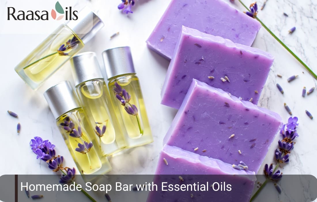 Homemade Soap Bar with Essential Oils