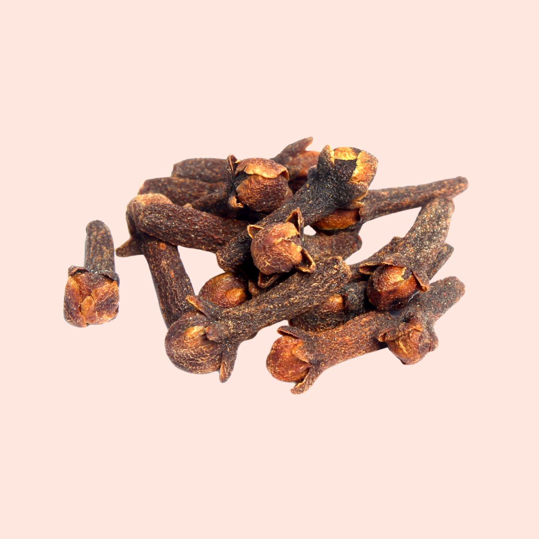 Cloves on a beige background